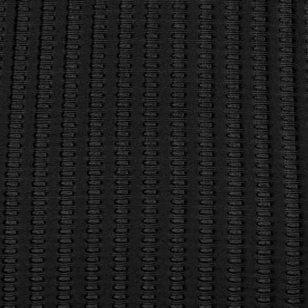 Black Ribbed One Piece Swimsuit - Picture 5 of 8